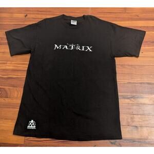 The Matrix Promo Label VTG  Music Shirt Tultex Tag Mens X-Large